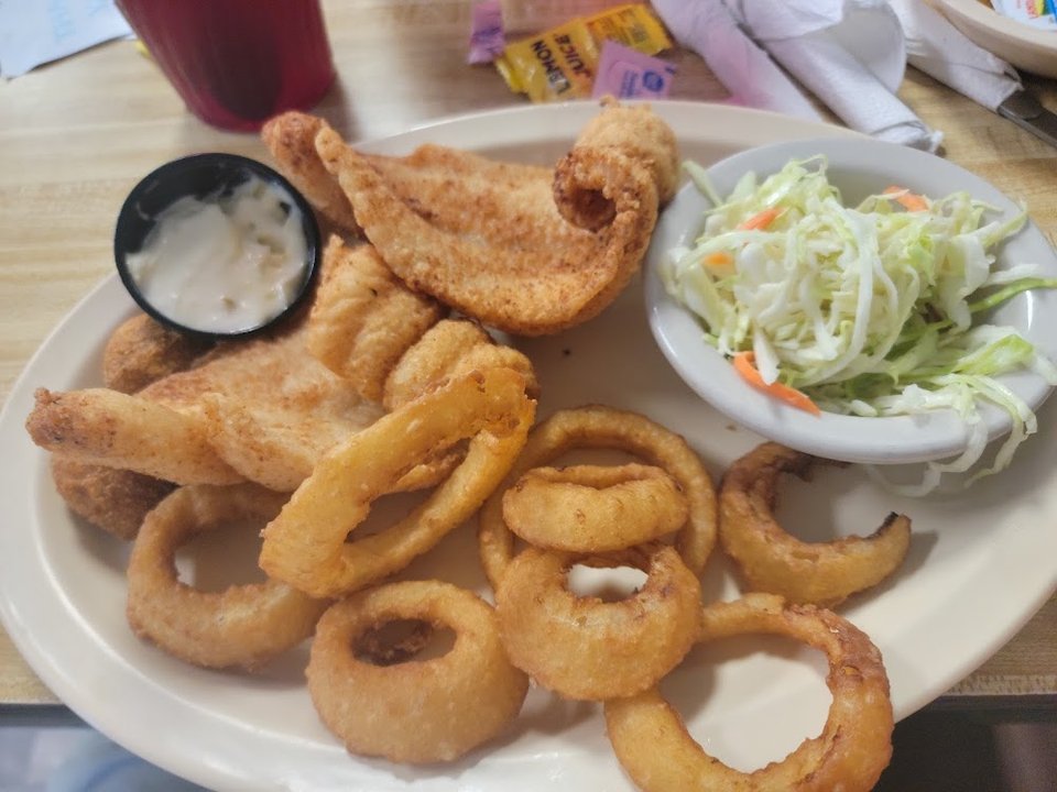 2 Piece Fish Dinner with Cole Slaw